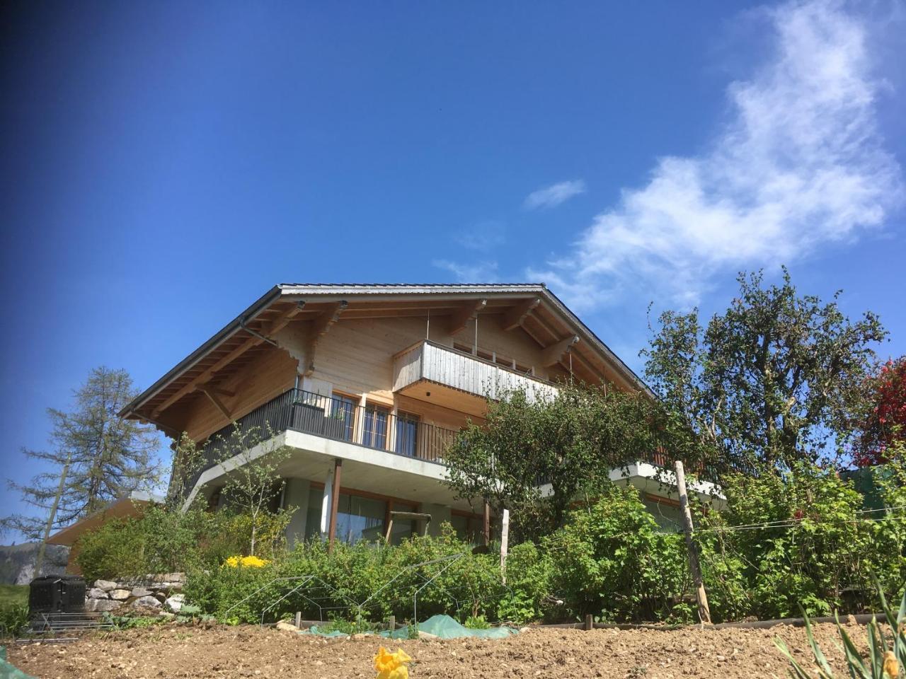 Chalet Park Apartment mit Sauna Hamam Diemtigen Bagian luar foto