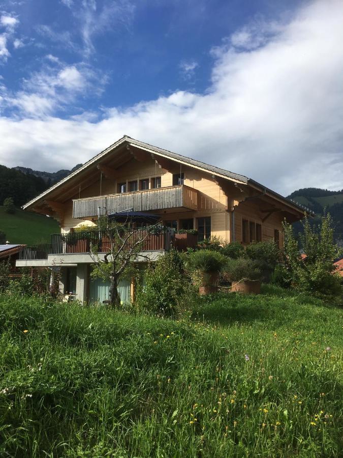 Chalet Park Apartment mit Sauna Hamam Diemtigen Bagian luar foto